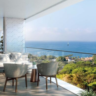 OCEAN VIEW FROM THE TERRACE AT W RESIDENCES ALGARVE