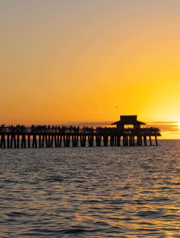 TAKE IN SCENIC SUNSETS FROM THE NAPLES PIER.