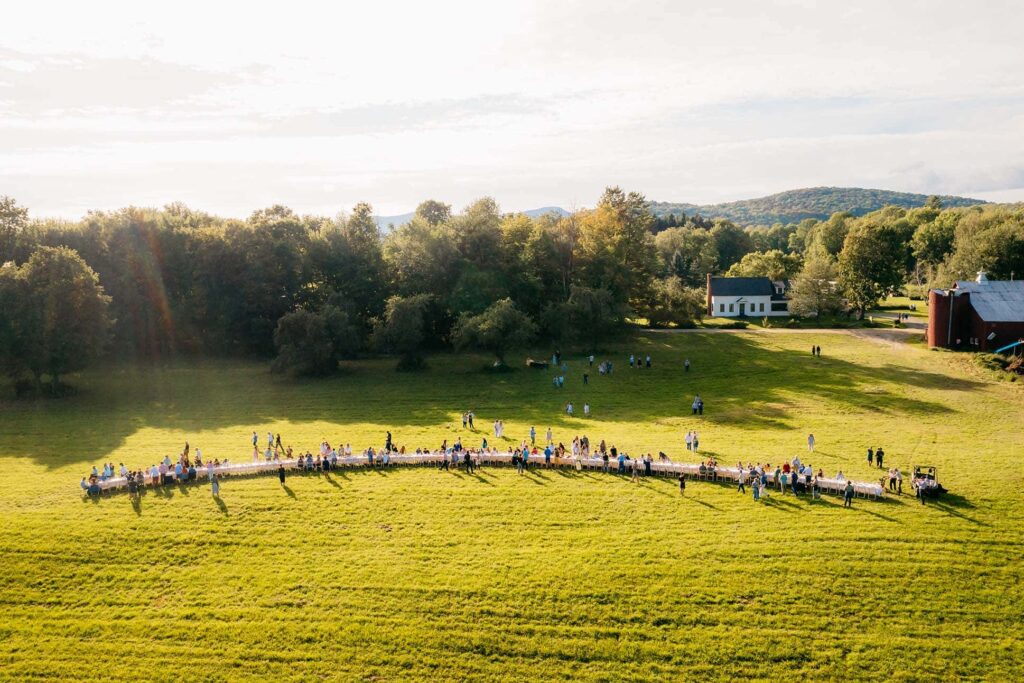 A DINNER AT SAGE FARM GOAT DAIRY IN STOWE, VERMONT. IMAGE BY JESSE SCHLOF
