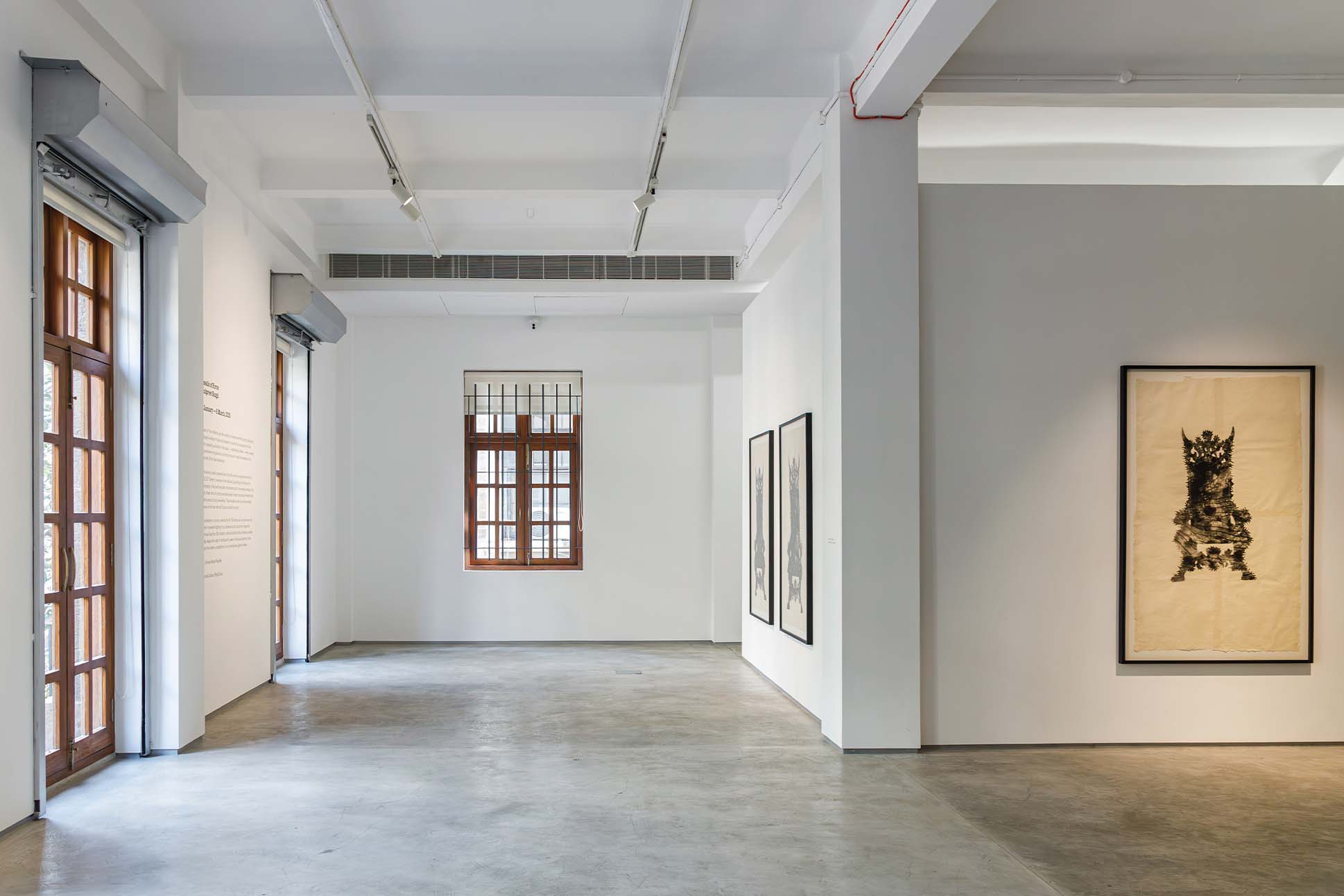 inside an art gallery in Mumbai